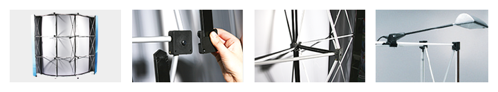 Messedisplay Exhibition Frame Curved Straight Messedisplay Exhibition Frame Curved Straight